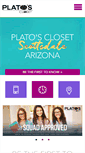 Mobile Screenshot of platosclosetscottsdale.com